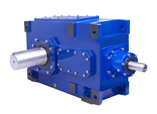 Right Angle Helical Bevel Industrial Gearbox - Geared Motor, speed